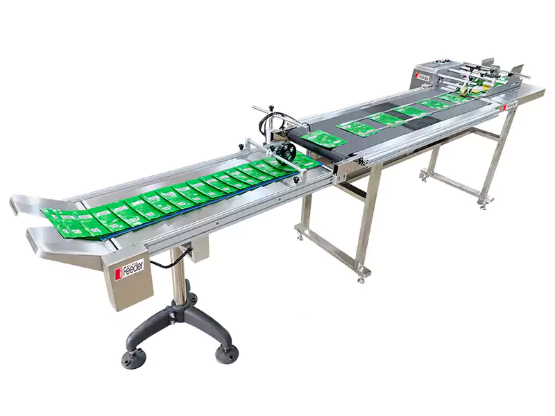 friction feeders to automate the feeding of pouches