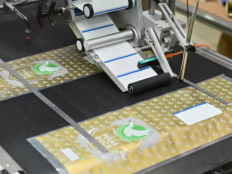 feeder machine with labeling